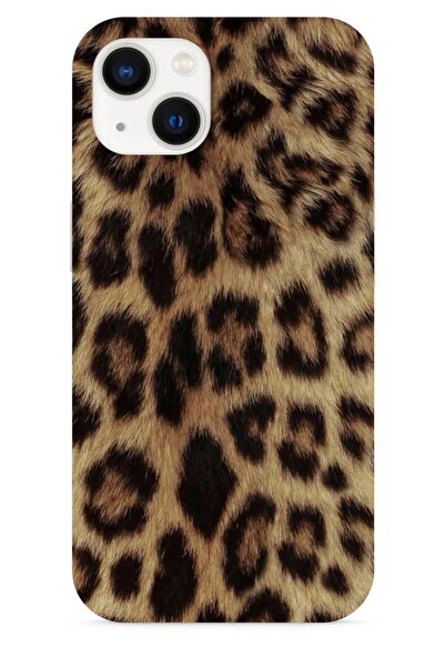 enfein İPhone 13/14 Uyumlu Kılıf Leopar Tasarımlı Tam Uyumlu Lansman Arka Kapak