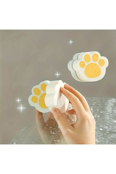 SYNOPE Lime Remover for Practical Tiny Mirror and Taps Magic Sponge Lime Cleaner Sponge