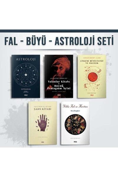 Gece Kitaplığı Fal Büyü Astroloji Seti 5 Kitap Takım