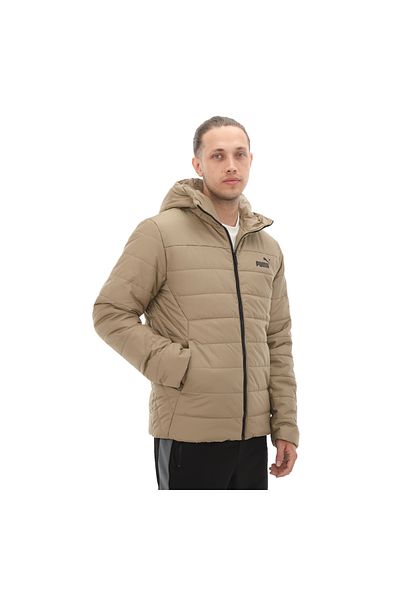 Puma 848938 -67 Ess Hooded Padded Men's Coat - Brown