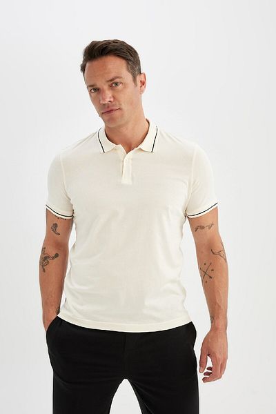DeFacto Modern Fit Short Sleeve Polo T-Shirt Z1928Az24Sp