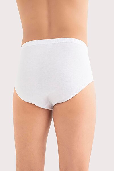 Arma Yıldız Λευκό 6 Πακέτο Ανδρικό Σλιπ 100% Βαμβακερό Χτενισμένο