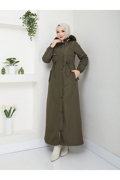 RACE FASHİON Γούνινο παλτό Bondit 140cm - Μέγεθος 38-56, Ελαστική Μέση RC5002