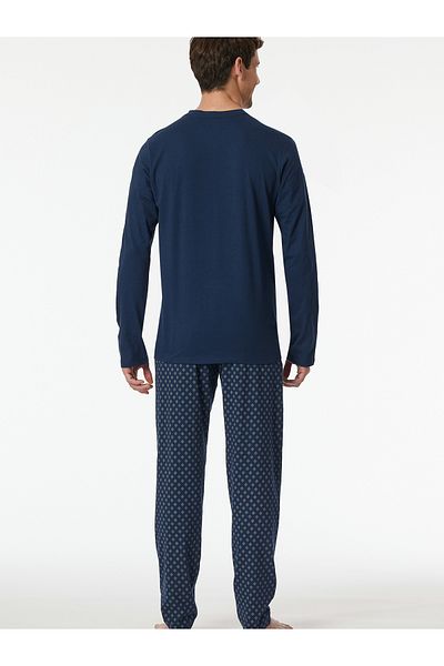 Schiesser Pyjama Casual Essentials Schlafanzug Schlafmode Bequem
