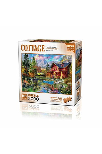 Ks Puzzle Fabbatoys Mountain Retreat 2000 Piece Puzzle