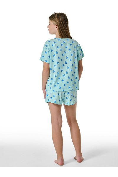 Schiesser Shorty Nightwear Leichter Schlafanzug Kurz