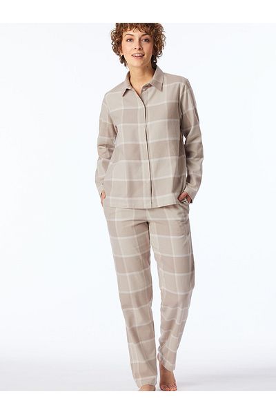Schiesser Pyjama Selected Premium Warming Schlafanzug Schlafmode Bequem
