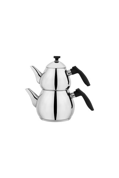 Schafer Tea Chef Medium Size Teapot Set 4 Pieces-Black