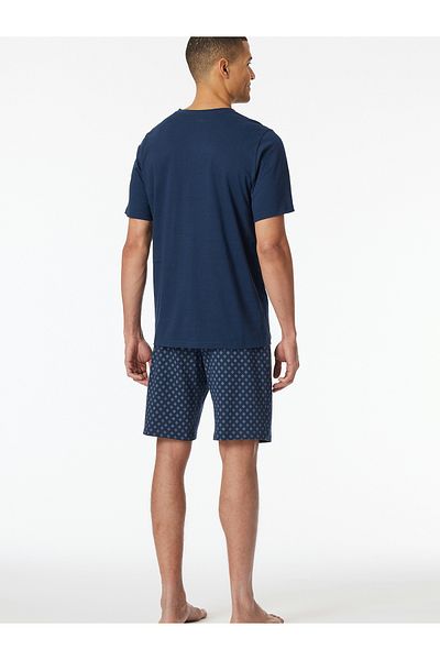 Schiesser Pyjama Schlafanzug Kurz - Casual Essentials Schlafanzug Schlafmode Bequem