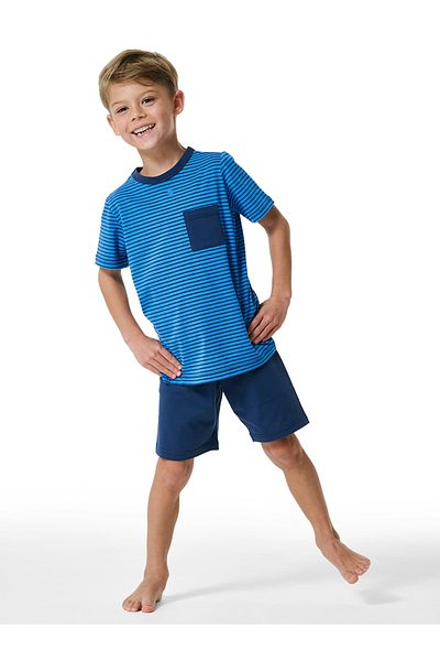 Schiesser Shorty Boys World Leichter Schlafanzug Kurz