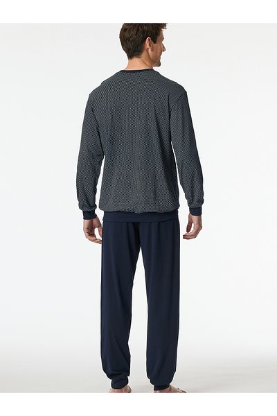 Schiesser Pyjama Comfort Essentials Schlafanzug Schlafmode Bequem