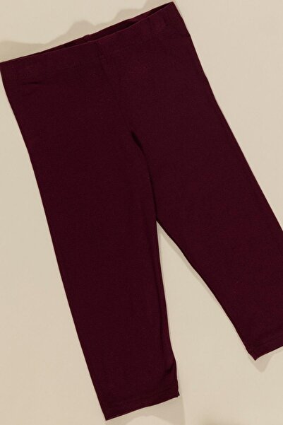 for you kids Los Angeles Printed 3-Piece T-shirt and Athlete Leggings Set - Claret Red