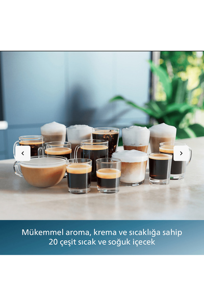 Philips Tam Otomatik Espresso Makinesi Krom Siyah