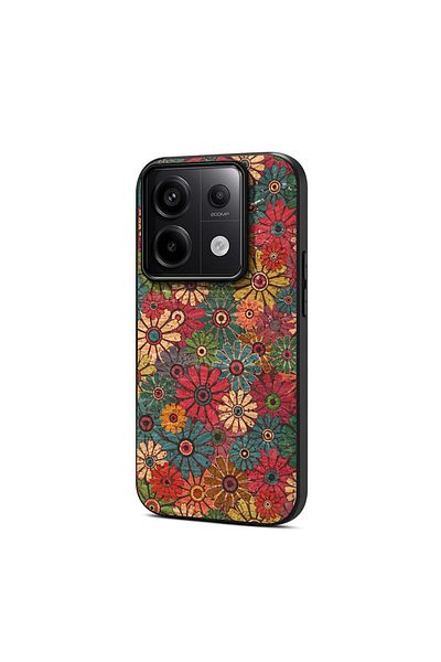 Zebana حافظة متوافقة مع هاتف Xiaomi Redmi Note 13 Pro 4G Zebana Vintage نمط 1