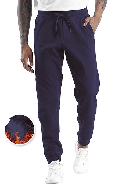 GHASSY CO. Ghassy Co. Ανδρικό καθημερινό άνετο παντελόνι Jogger με τρεις κλωστές