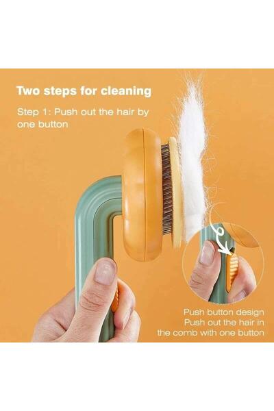 Pet Brush Kedi Köpek Tüy Fırçası Balkabağı Tarak
