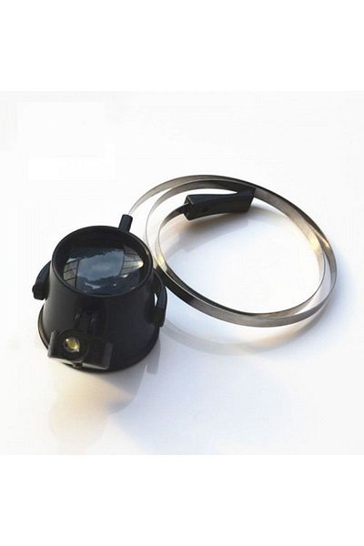 Nikula Plug-in Magnifying Glass 15X with Eye Clamps for Watch and Electronic Repair