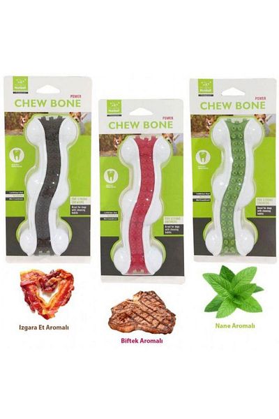 Nunbell Dog Toy Filled Bone M