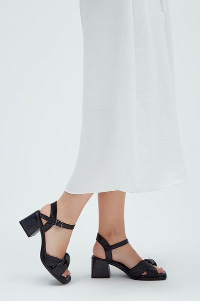 Tamer Tanca Women's Vegan Heeled Sandals 838 475 Bn Sndlt Y23