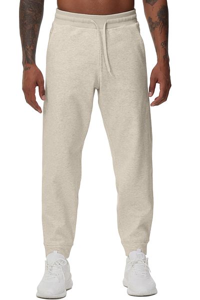 GHASSY CO. Ghassy Co. Ανδρικό καθημερινό άνετο παντελόνι Jogger με τρεις κλωστές
