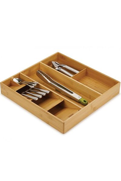 Joseph Joseph 85170 Drawerstore Bamboo Fork Utensil and Tool Organizer