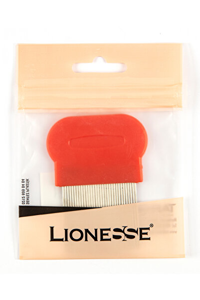 Lionesse Metal Bit Tarağı 58 - Kırmızı