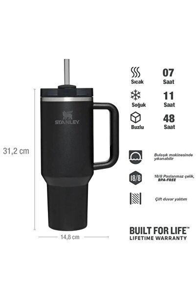 Stanley Quencher Thermos Cup with Straw 1.18 Lt