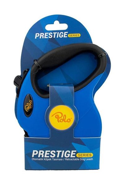 Polo Prestige Flexi Blue Automatic Dog Leash XS 3M/8Kg