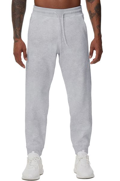 GHASSY CO. Ghassy Co. Ανδρικό καθημερινό άνετο παντελόνι Jogger με τρεις κλωστές