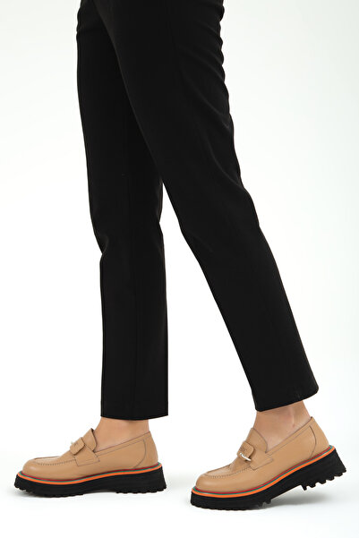 Tamer Tanca Kadın Hakiki Deri Loafer Ayakkabı 33 1003 Bn Ayk Sk22/23