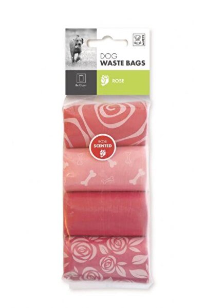 M-PETS DIŞKI TOPLAMA POŞETİ GÜL KOKULU 8X15PCS