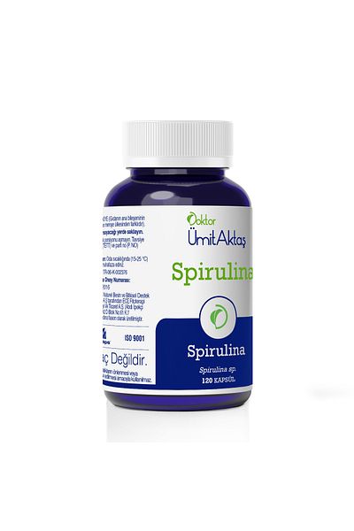 Dr. Ümit Aktaş Spirulina - 120 Capsules - Food Supplement