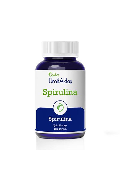 Dr. Ümit Aktaş Spirulina - 120 Capsules - Food Supplement