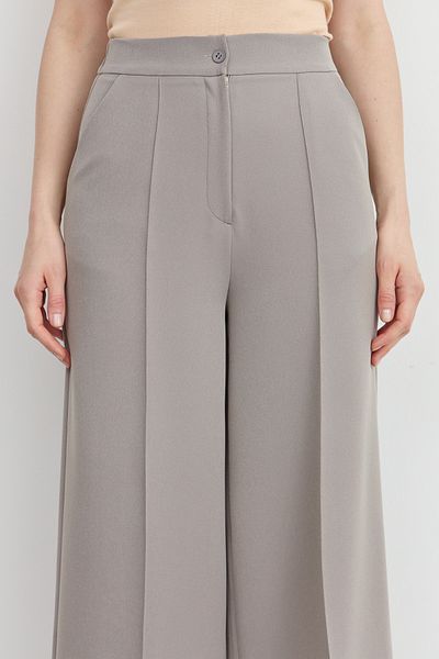 Fatma Atasoy Iron Trace Trousers Gray