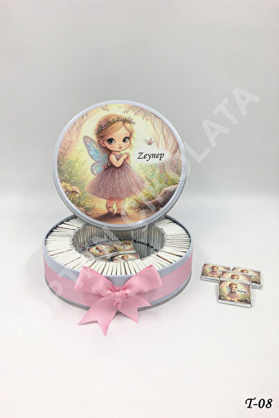 KAKAO AĞACI 100 Adet Perili Kız Bebek Çikolatası