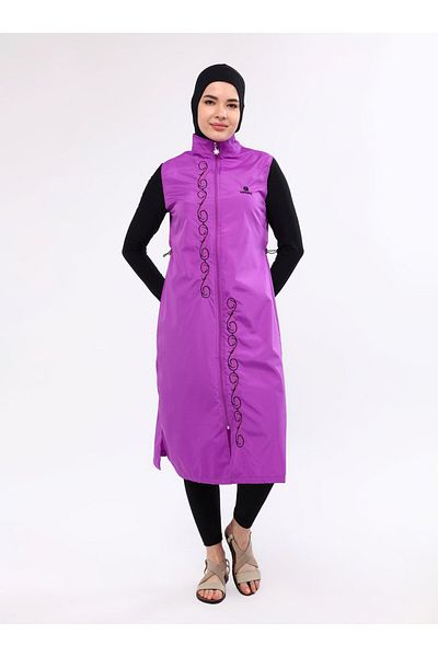 Ranuna Full Covered Swimsuit - Purple - Ranuna