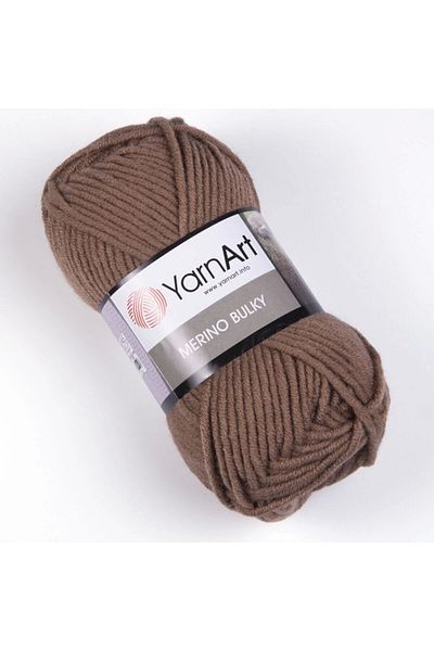 Yarnart Merino Bulky - Πλεκτό Χέρι Νήμα Milk Brown-514