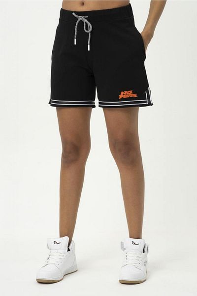 No Fear Pantaloni scurți negri cu buzunar pentru femei W500105