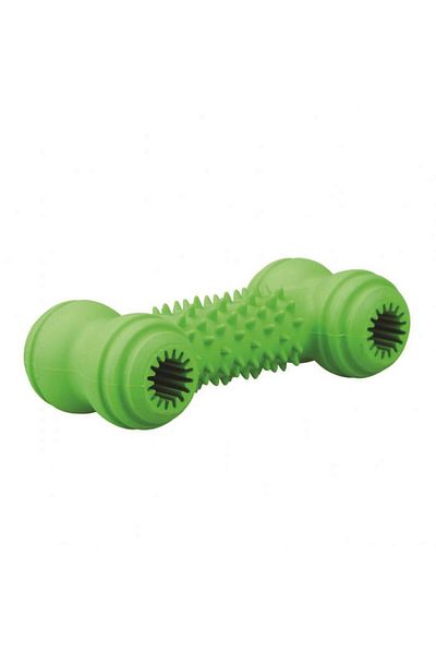 M-PETS Rubber Bone Dog Play Haz.Green-Pem-Turn 13.2