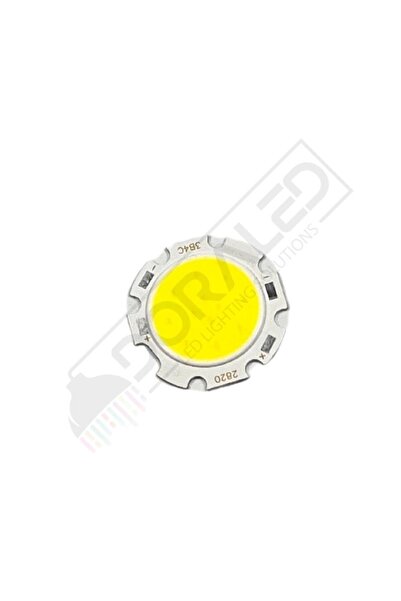 DORA LED 12V 5W Cob Led Beyaz 6000Kelvin 26mm 5 Watt12 Volt Cob Led (3 Adet)