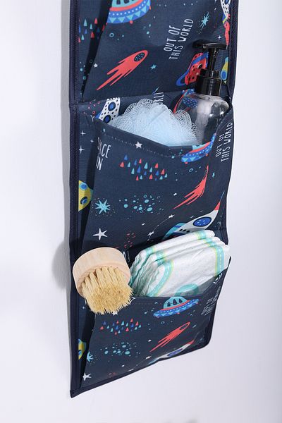 Rope Home Lover Printed Children's Room Toy Organizer - Εσωτερικό ντουλάπι γιούτας, πτυσσόμενο καλάθι αποθήκευσης 30x22x18