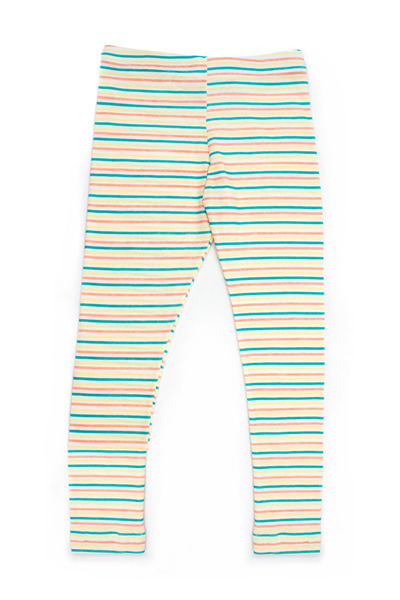 Öts Girl's 3-Piece Ribbed Long Tights (100% Cotton)