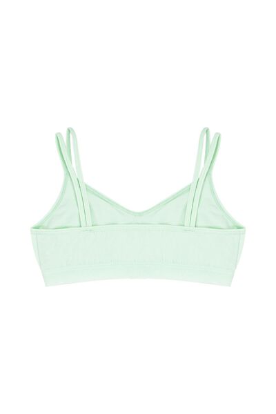 Öts 6-Piece Colorful Printed Cotton Lycra Girls' Athlete Bra