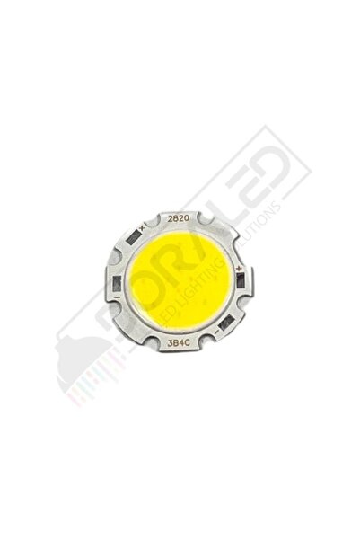DORA LED 12V 5W Cob Led Beyaz 6000Kelvin 26mm 5 Watt12 Volt Cob Led (3 Adet)