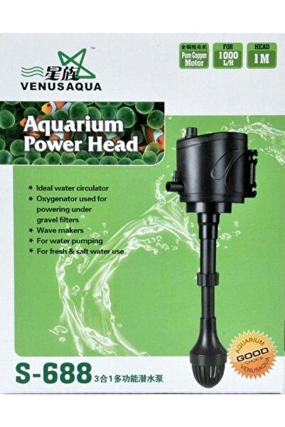 Genel Markalar Venus Aqua S-688 Yedek Akvaryum Filtresi 1000l/h