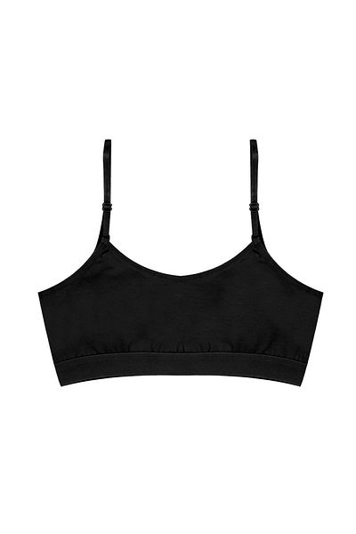 Öts Girl's Black 2-Padded Bra