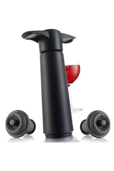Vacu Vin 09814606   (1 Pump, 2 Tipa) Wine Vacuum Set