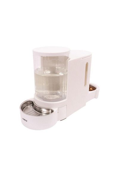 M-PETS Duplo Food and Water Container with Reservoir White 3L/1.3Kg
