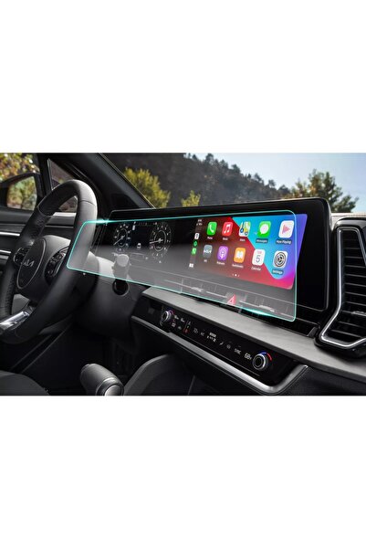 mrtglass واقي شاشة كيا سبورتاج كول بلس 12.3 بوصة مقياس رقمي وملاحة متوافق مع فيلم نانو 2024