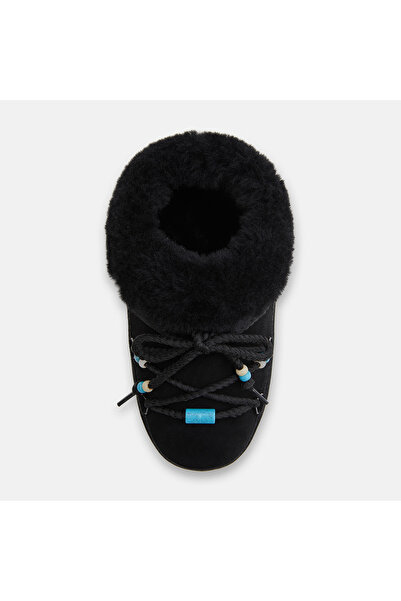 MOON BOOT Kadın / Kız Bot (kar) 80d1470040-nn13 Moon Boot Evx Mule Suede Beads Black/black